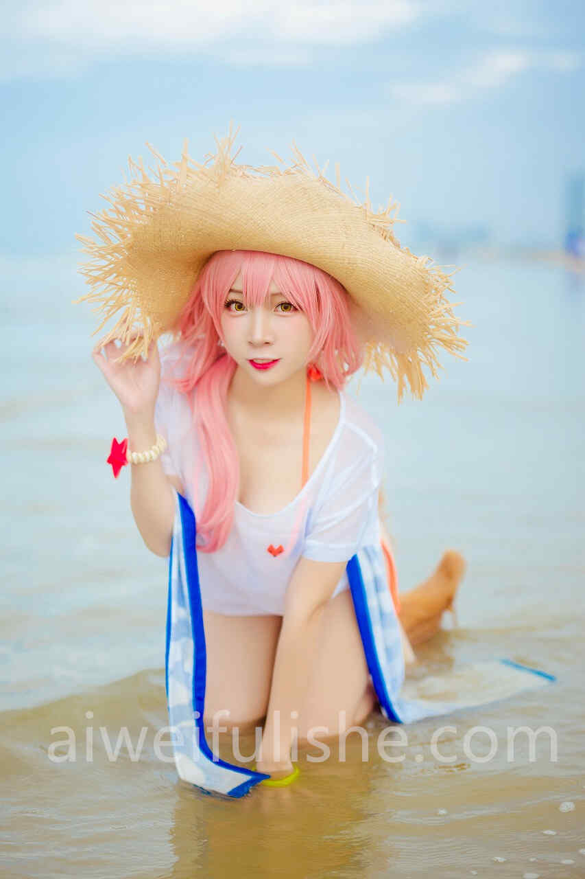 二佐Nisa-玉藻前泳装 [30P-144MB] cosplay美女-第7张