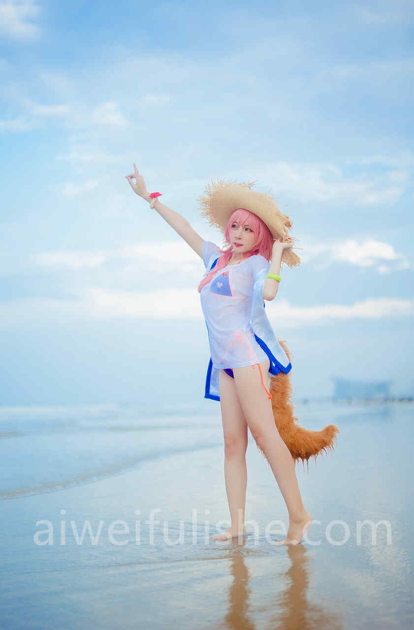 二佐Nisa-玉藻前泳装 [30P-144MB] cosplay美女-第2张