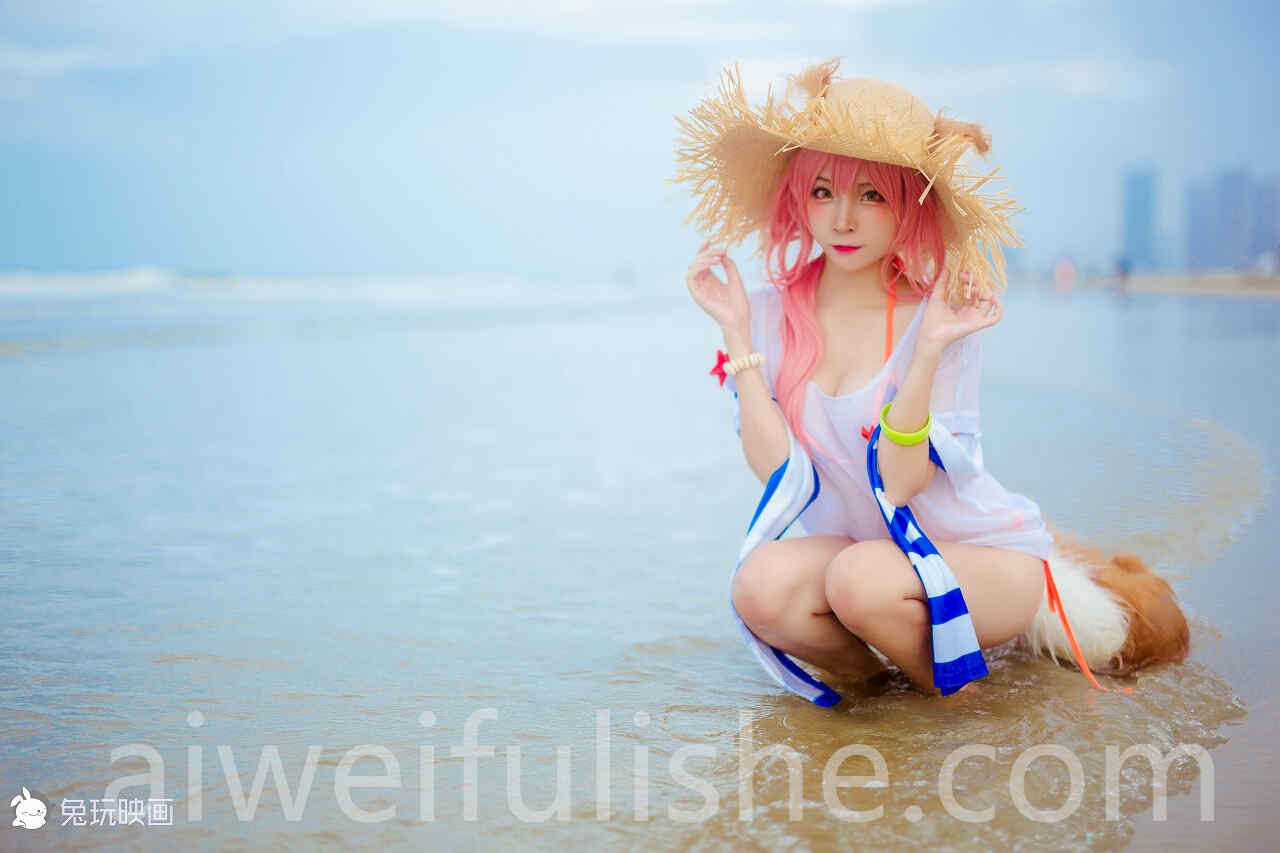 二佐Nisa-玉藻前泳装 [30P-144MB] cosplay美女-第4张
