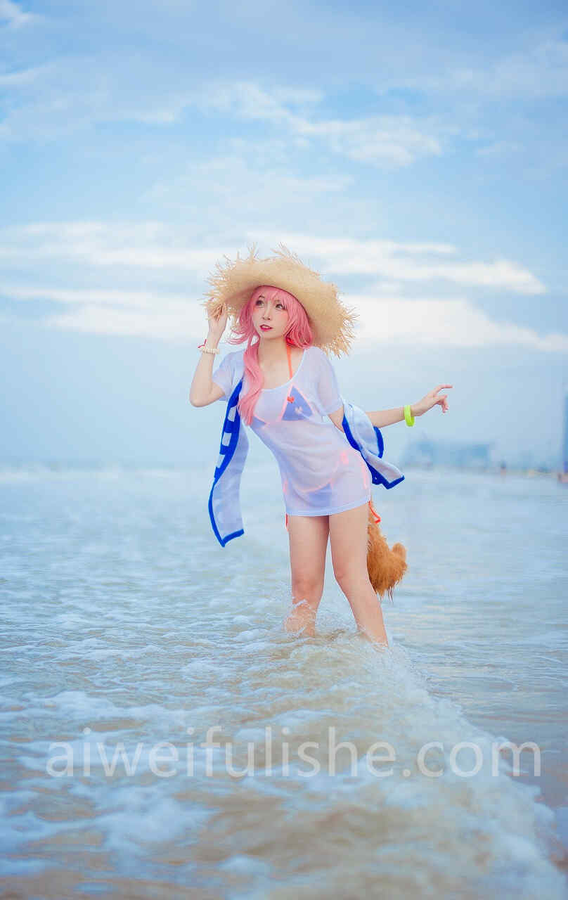 二佐Nisa-玉藻前泳装 [30P-144MB] cosplay美女-第5张