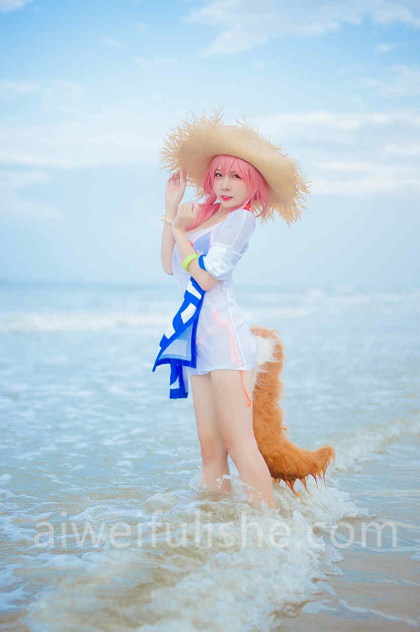 二佐Nisa-玉藻前泳装 [30P-144MB] cosplay美女-第2张