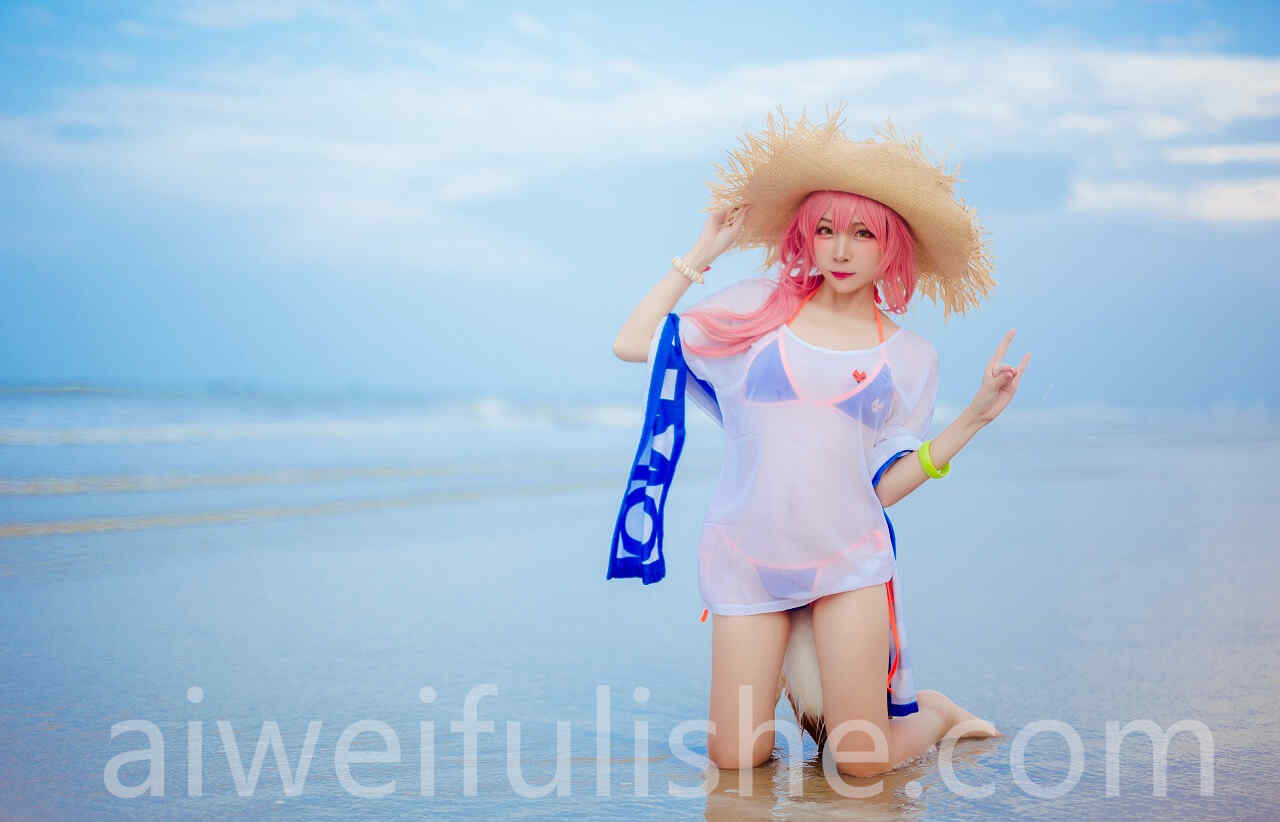 二佐Nisa-玉藻前泳装 [30P-144MB] cosplay美女-第3张