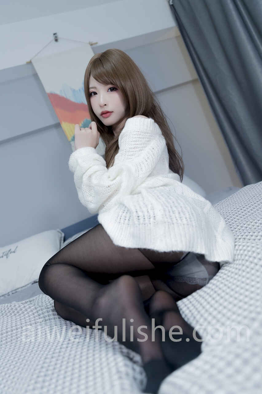 清水由乃-黑丝毛衣[42P1V-377MB] 网红福利-第5张