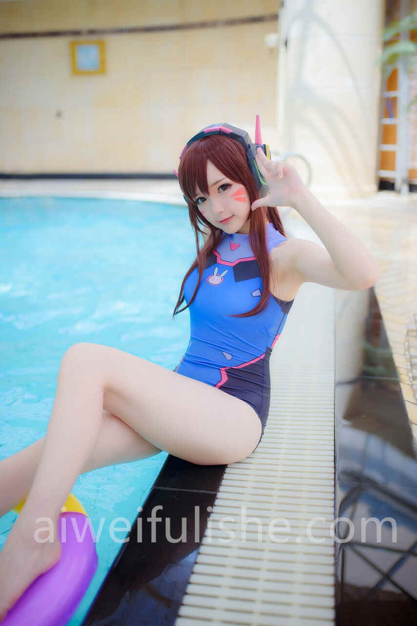 雪晴Astra-守望先锋D.Va[31P-81MB] cosplay美女-第6张