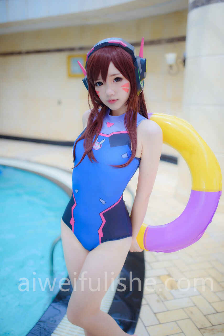 雪晴Astra-守望先锋D.Va[31P-81MB] cosplay美女-第3张