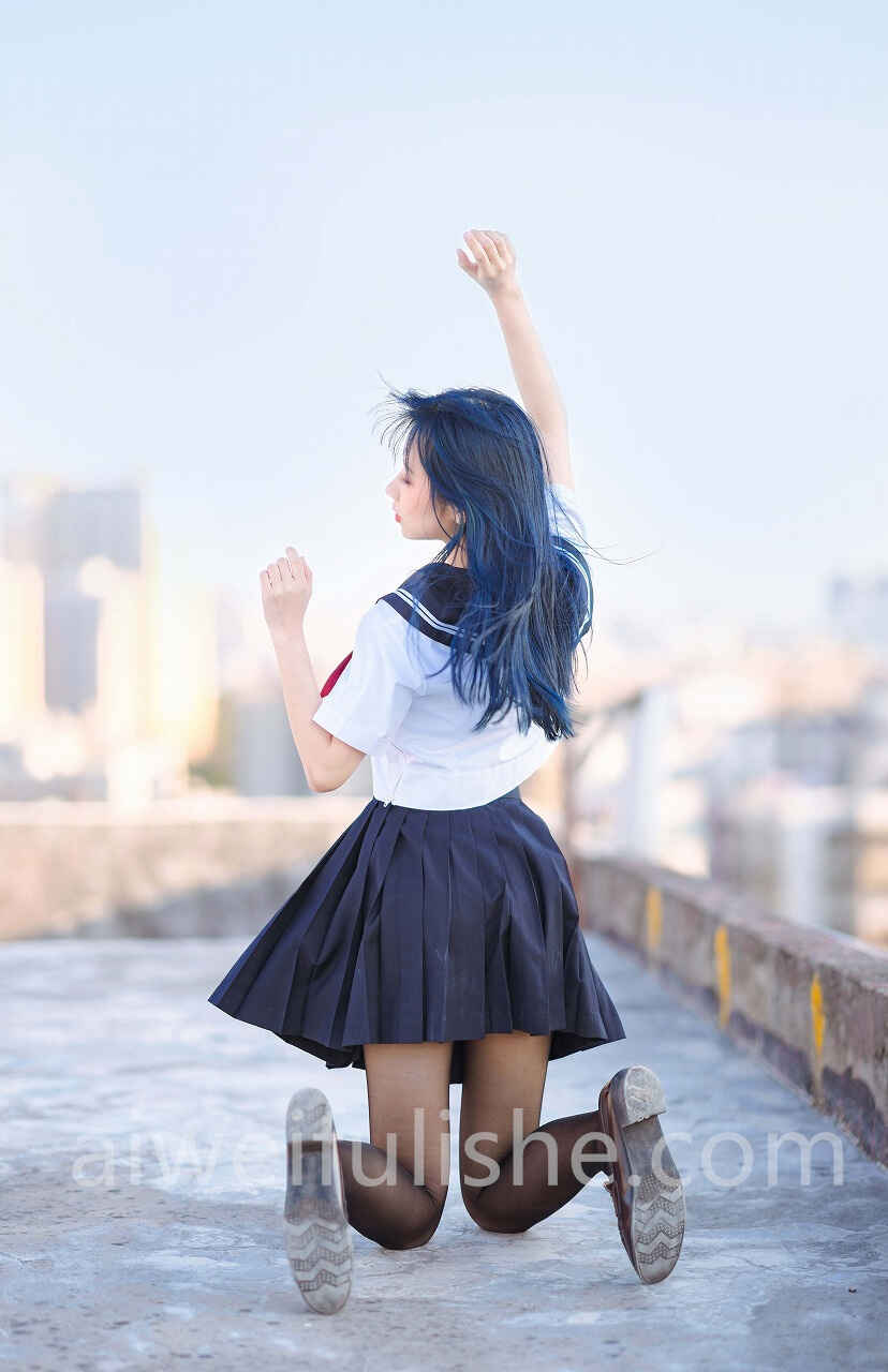 果咩酱w-jk服[13P-25M] JK制服-第5张