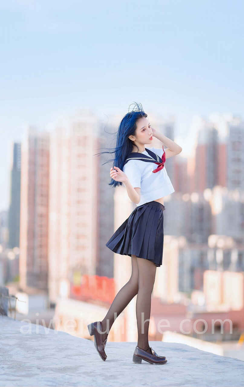 果咩酱w-jk服[13P-25M] JK制服-第2张