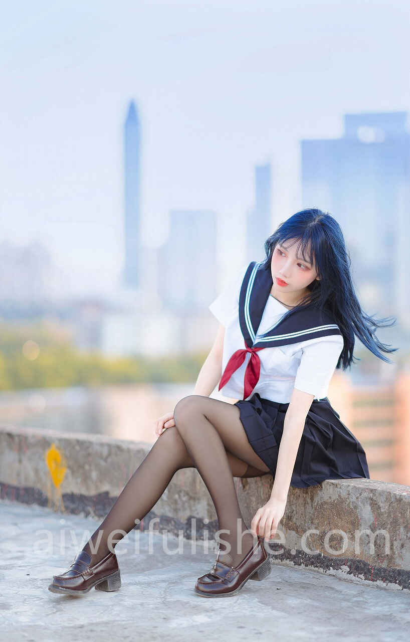 果咩酱w-jk服[13P-25M] JK制服-第3张