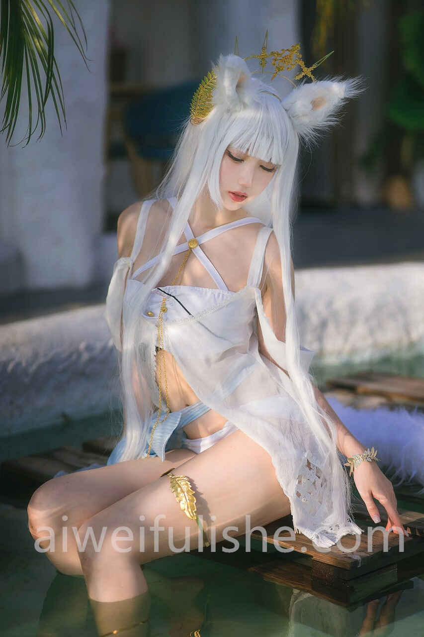 周叽是可爱兔兔-白金泳装 [23P-339MB] cosplay美女-第2张