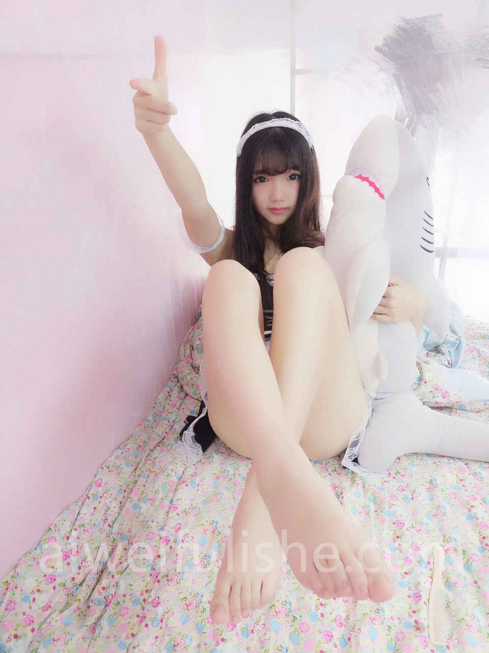 雪晴Astra-小女仆[14P-23MB] cosplay美女-第1张