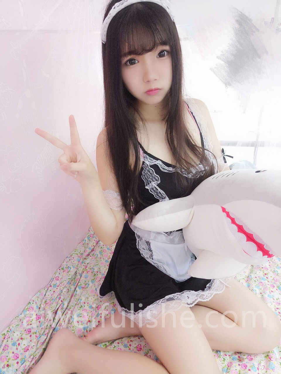 雪晴Astra-小女仆[14P-23MB] cosplay美女-第3张