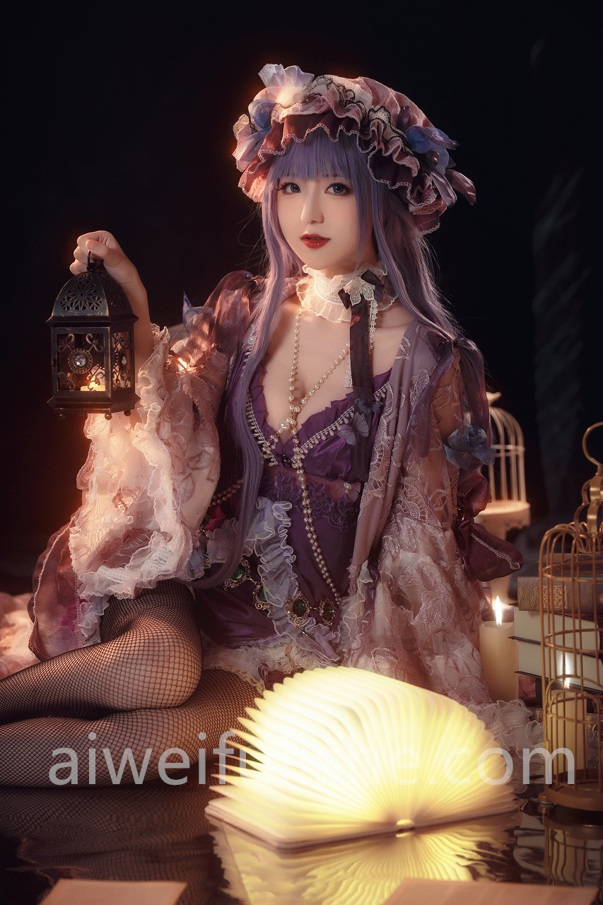 弥音音-帕秋莉[40p472M] cosplay美女-第1张