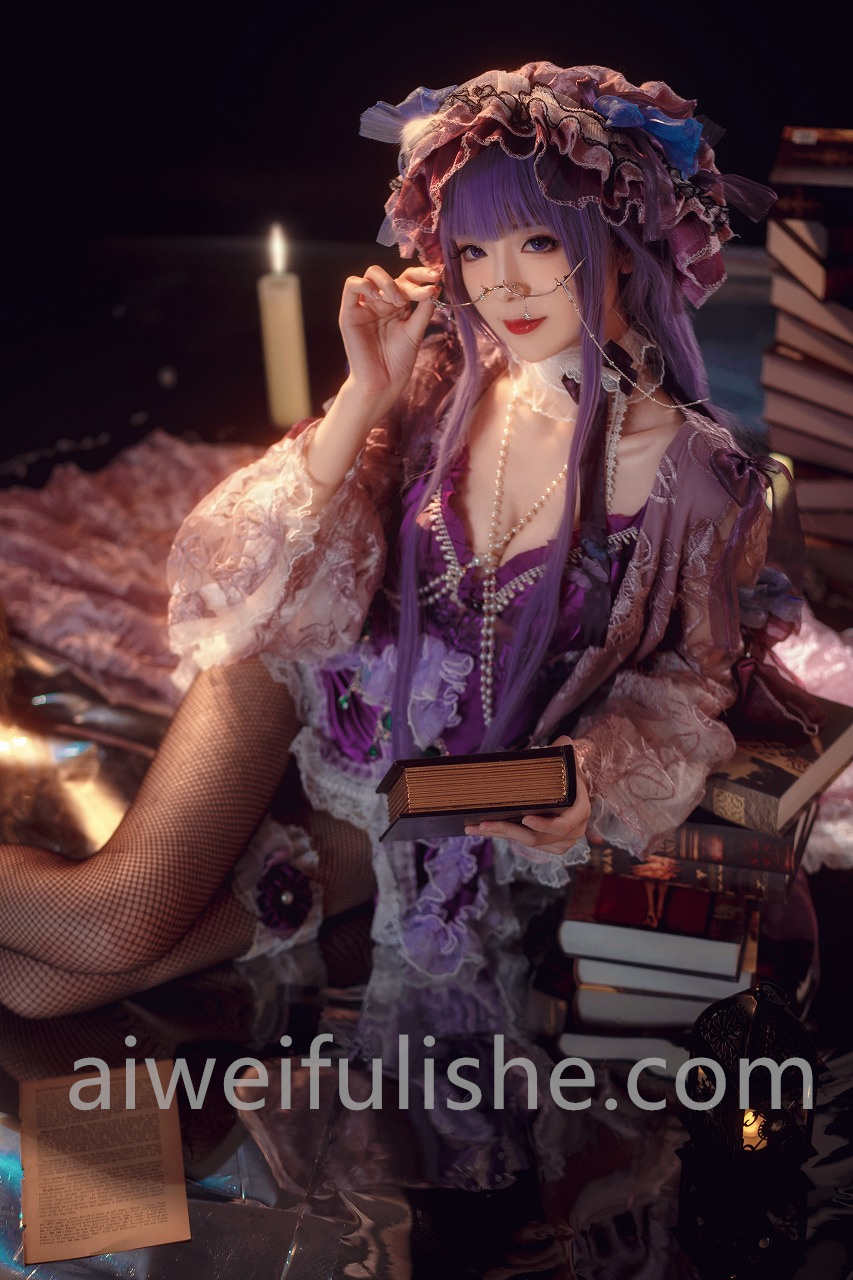 弥音音-帕秋莉[40p472M] cosplay美女-第5张