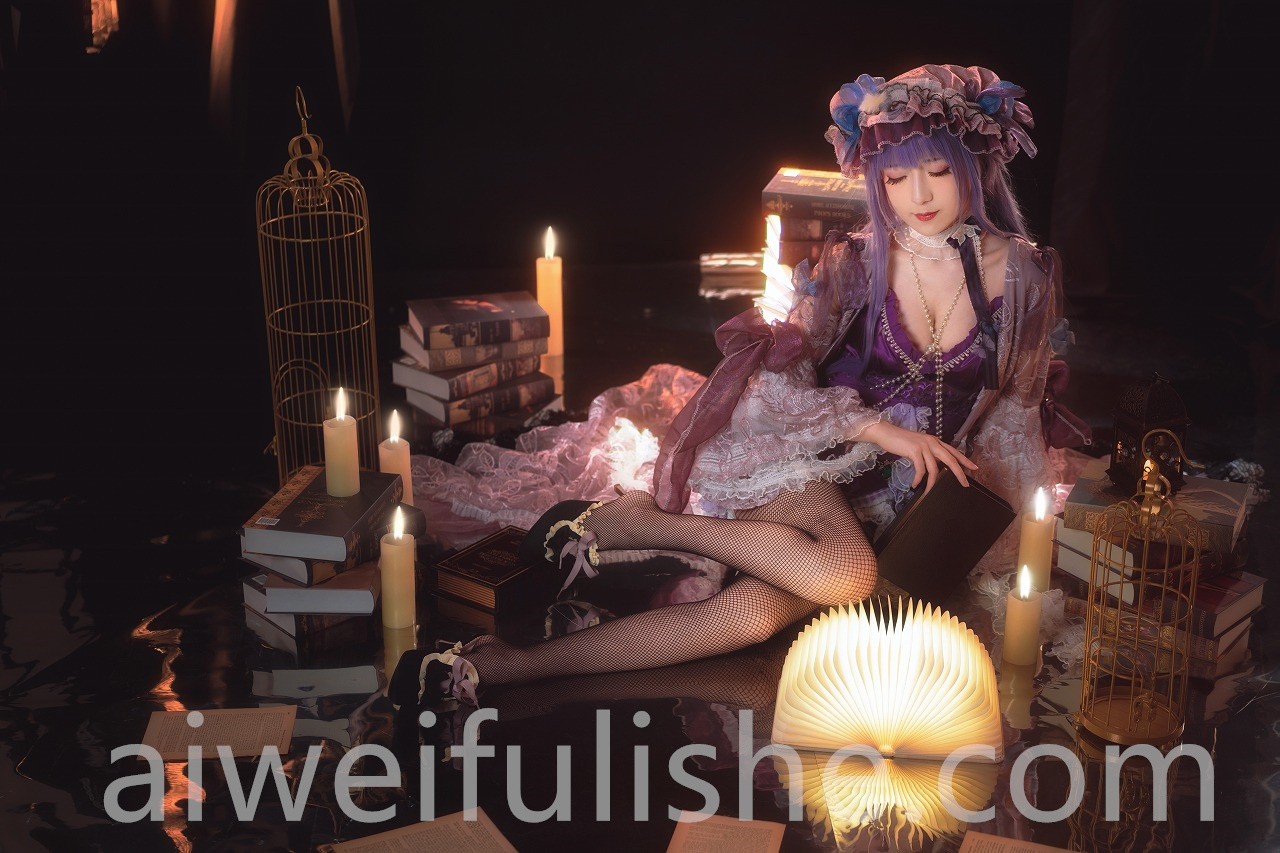 弥音音-帕秋莉[40p472M] cosplay美女-第6张