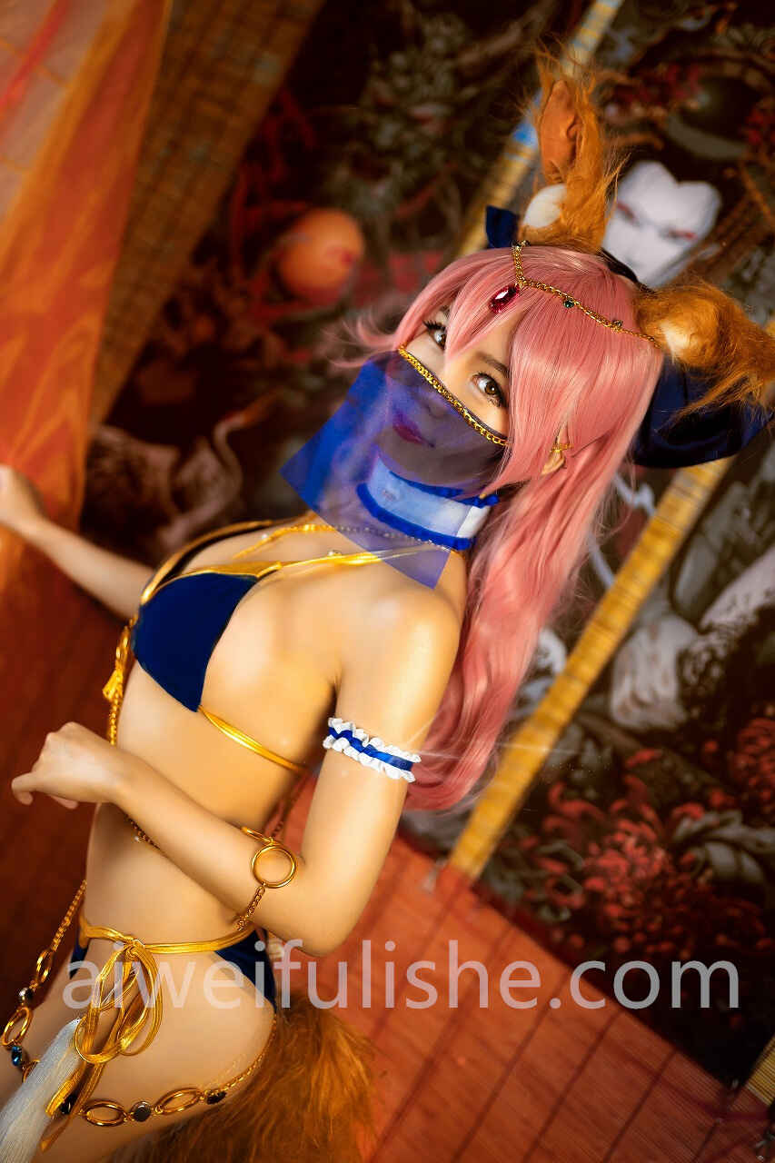 抖娘利世-玉藻前舞娘[37P1V-189MB] cosplay美女-第4张