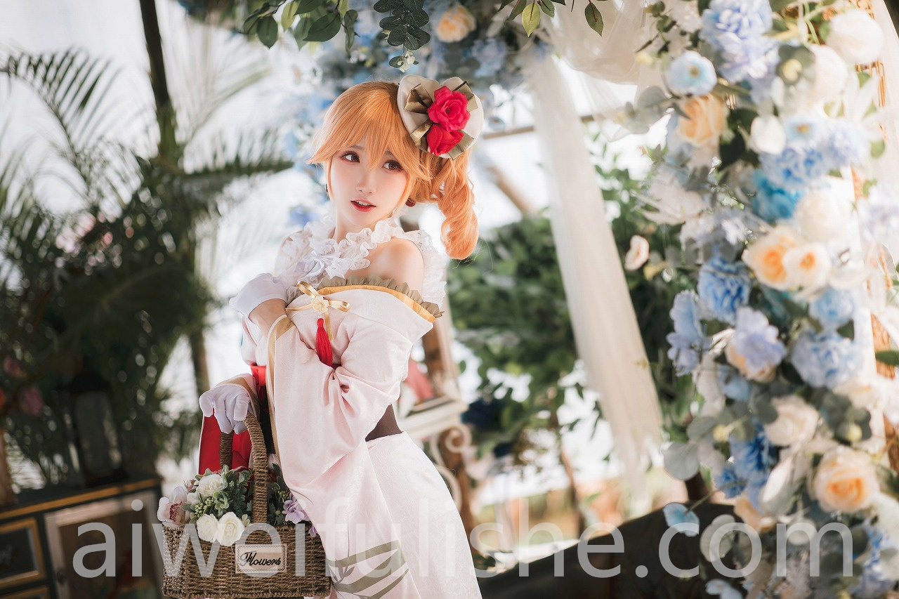 瓜希酱-黎塞留和服[22p134M] cosplay美女-第3张