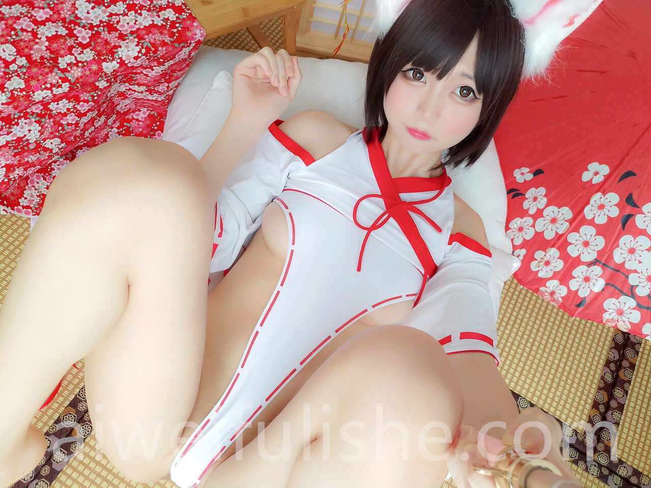 NAGISA魔物喵-巫女狐 [161P-471MB] cosplay美女-第2张