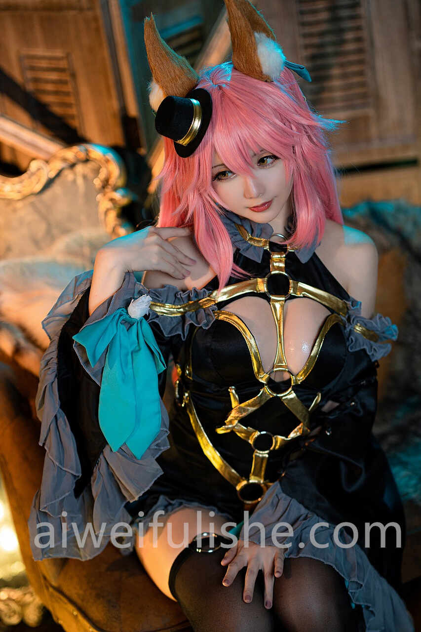 星之迟迟-阴阳师玉藻前【21p94M】 cosplay美女-第3张