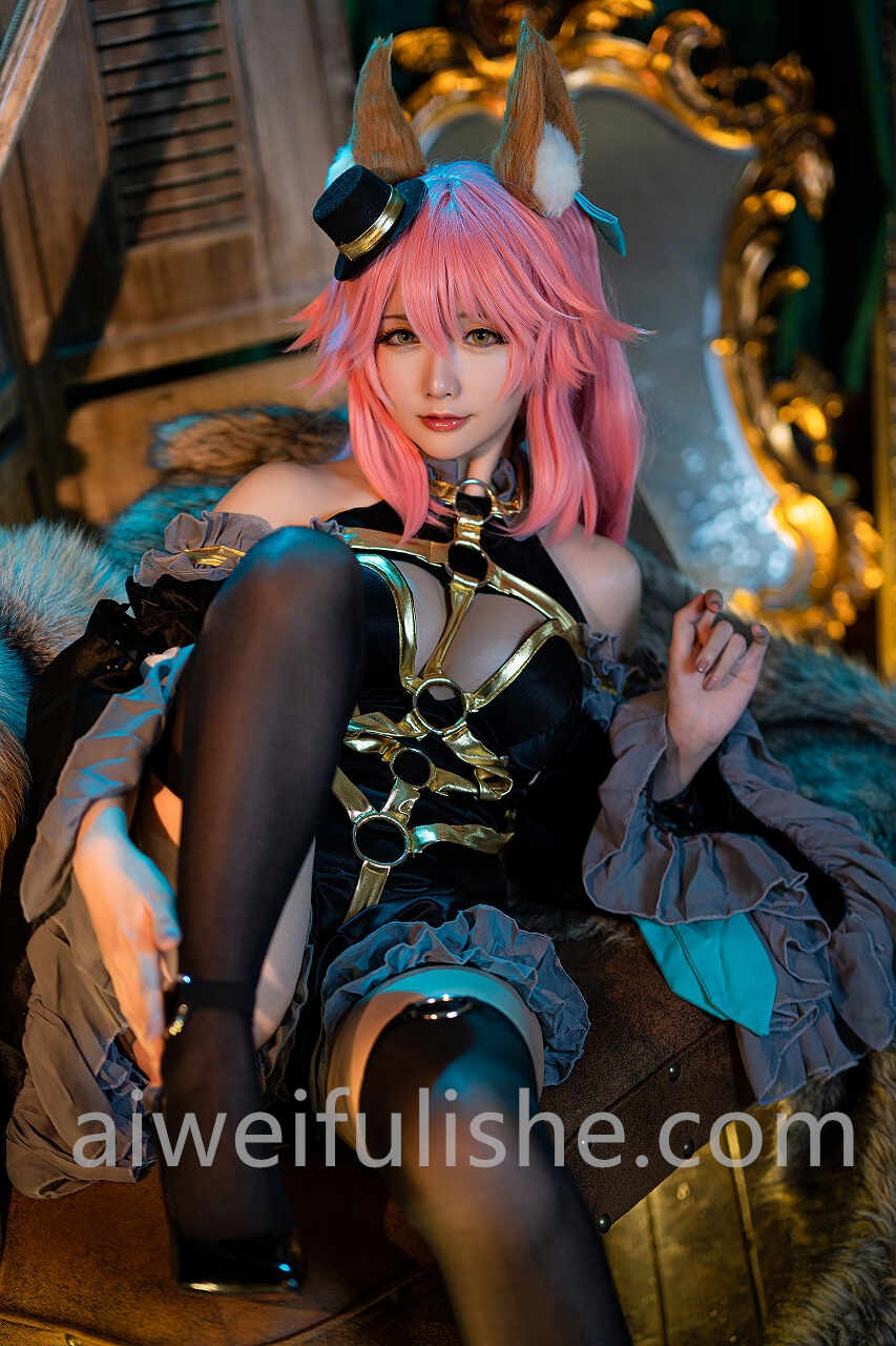 星之迟迟-阴阳师玉藻前【21p94M】 cosplay美女-第7张