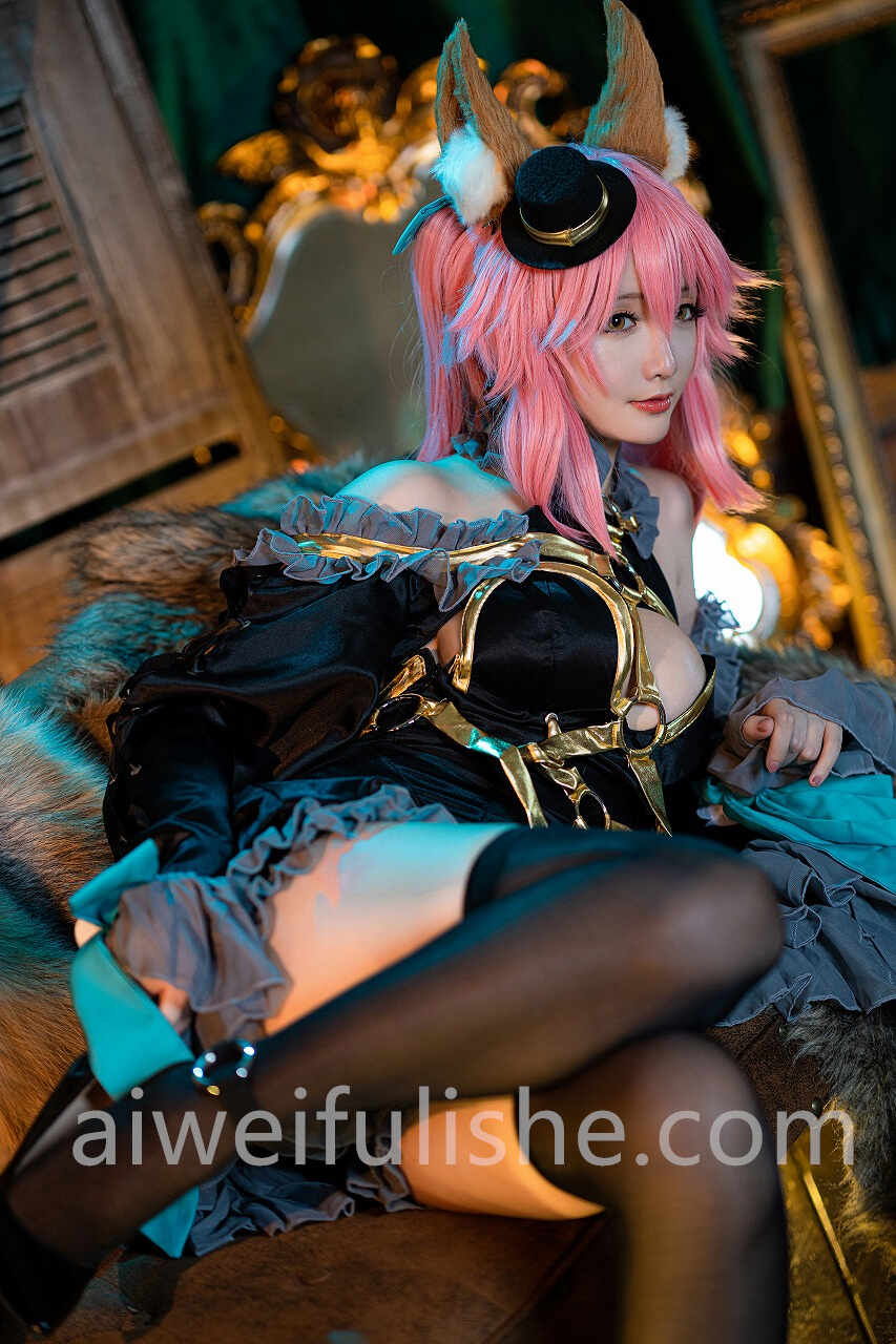 星之迟迟-阴阳师玉藻前【21p94M】 cosplay美女-第8张