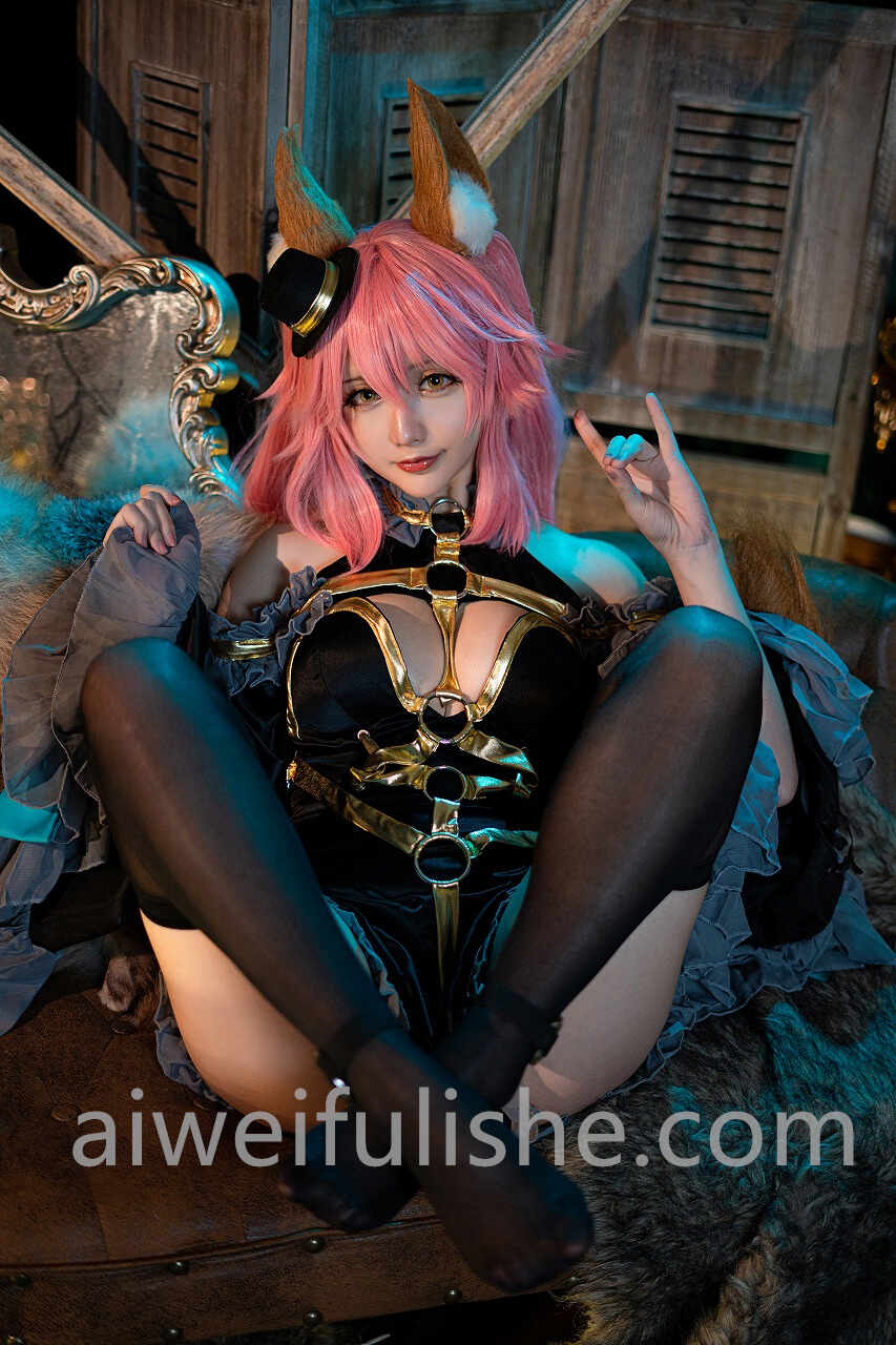 星之迟迟-阴阳师玉藻前【21p94M】 cosplay美女-第2张