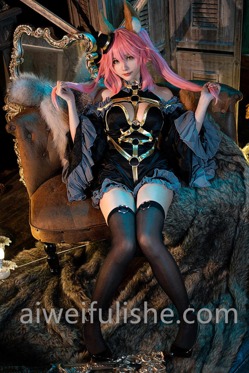星之迟迟-阴阳师玉藻前【21p94M】 cosplay美女-第4张