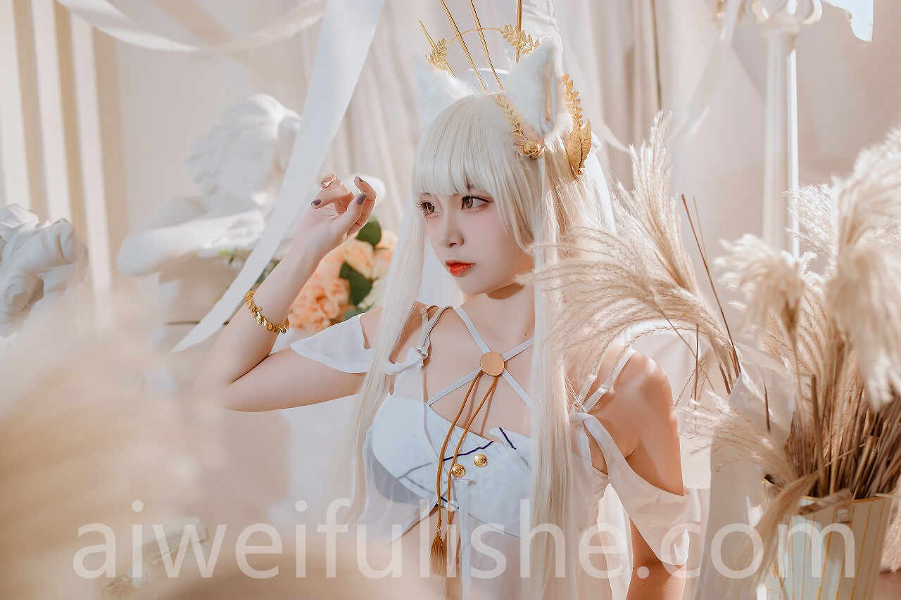 二佐Nisa-2月铁粉福利 方舟白金泳装 [16P-86MB] cosplay美女-第1张