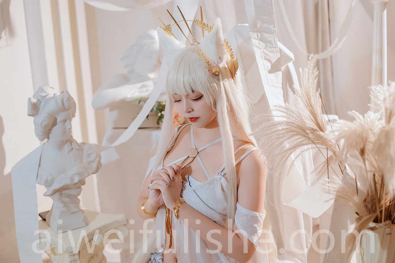二佐Nisa-2月铁粉福利 方舟白金泳装 [16P-86MB] cosplay美女-第2张