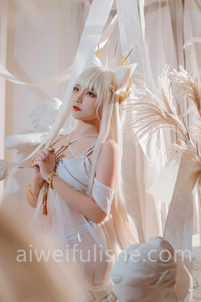 二佐Nisa-2月铁粉福利 方舟白金泳装 [16P-86MB] cosplay美女-第3张