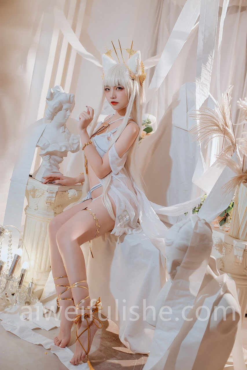 二佐Nisa-2月铁粉福利 方舟白金泳装 [16P-86MB] cosplay美女-第3张