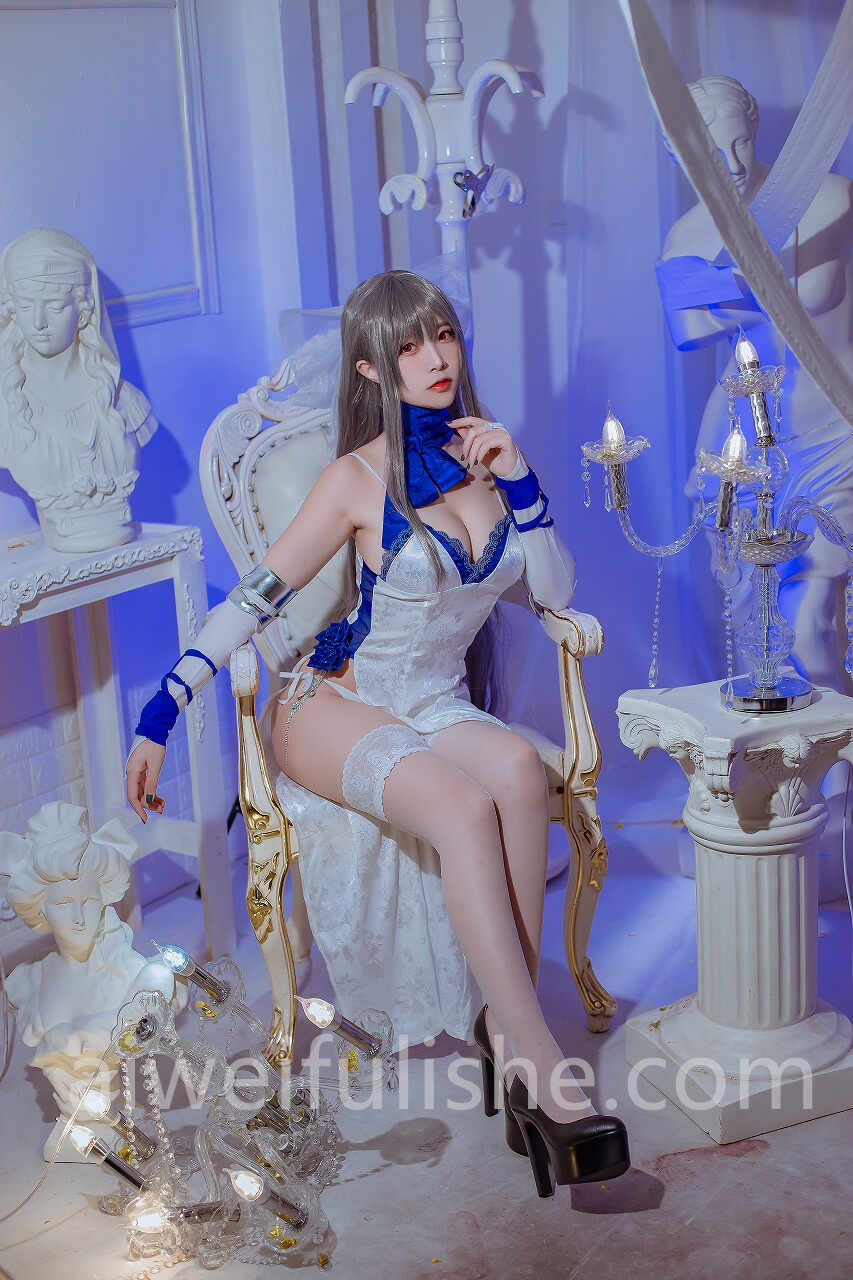 二佐Nisa-碧蓝路易九礼服 [29P-495MB] cosplay美女-第3张