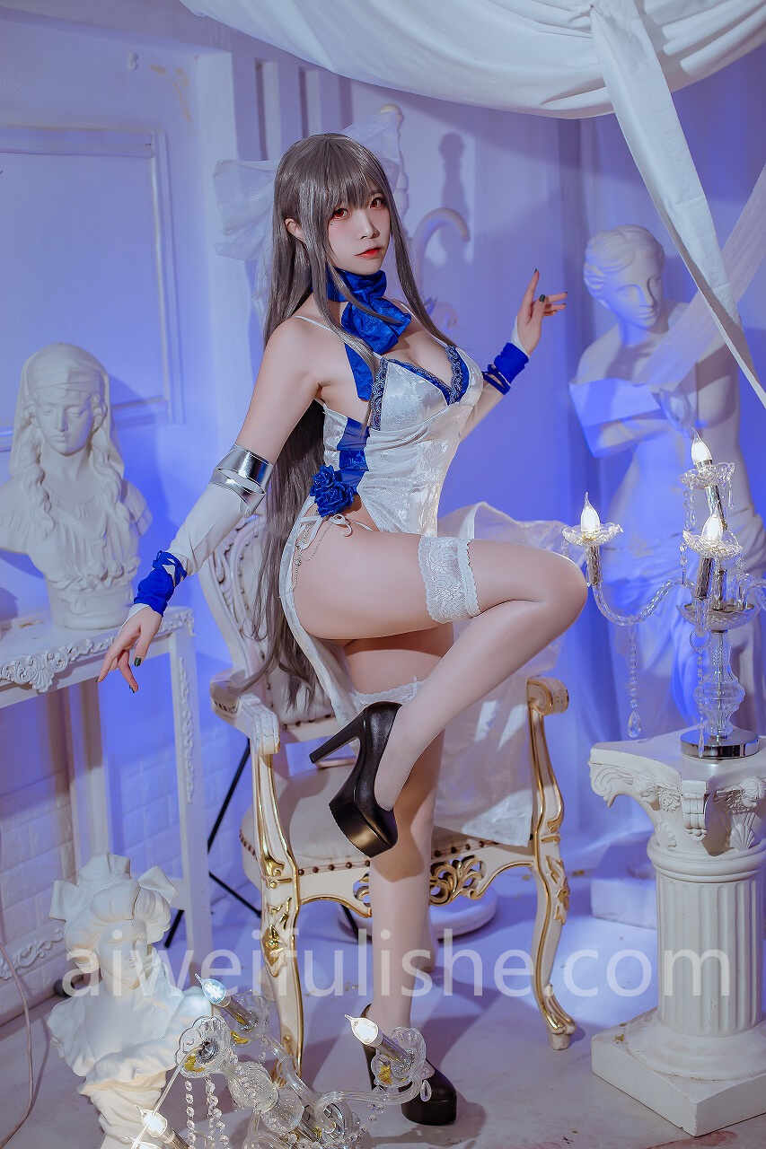 二佐Nisa-碧蓝路易九礼服 [29P-495MB] cosplay美女-第4张