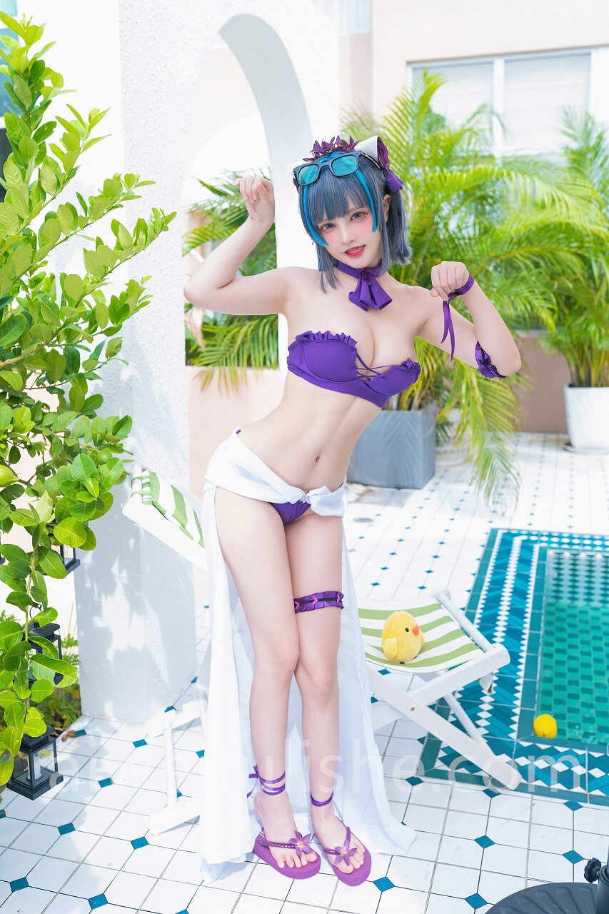 千夜未来(Senya Miku)-柴郡[32P112M] cosplay美女-第2张