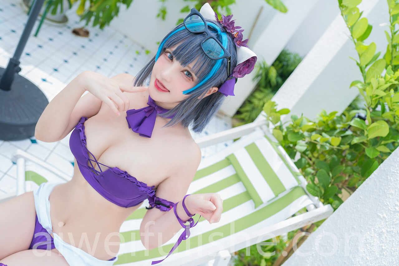 千夜未来(Senya Miku)-柴郡[32P112M] cosplay美女-第5张