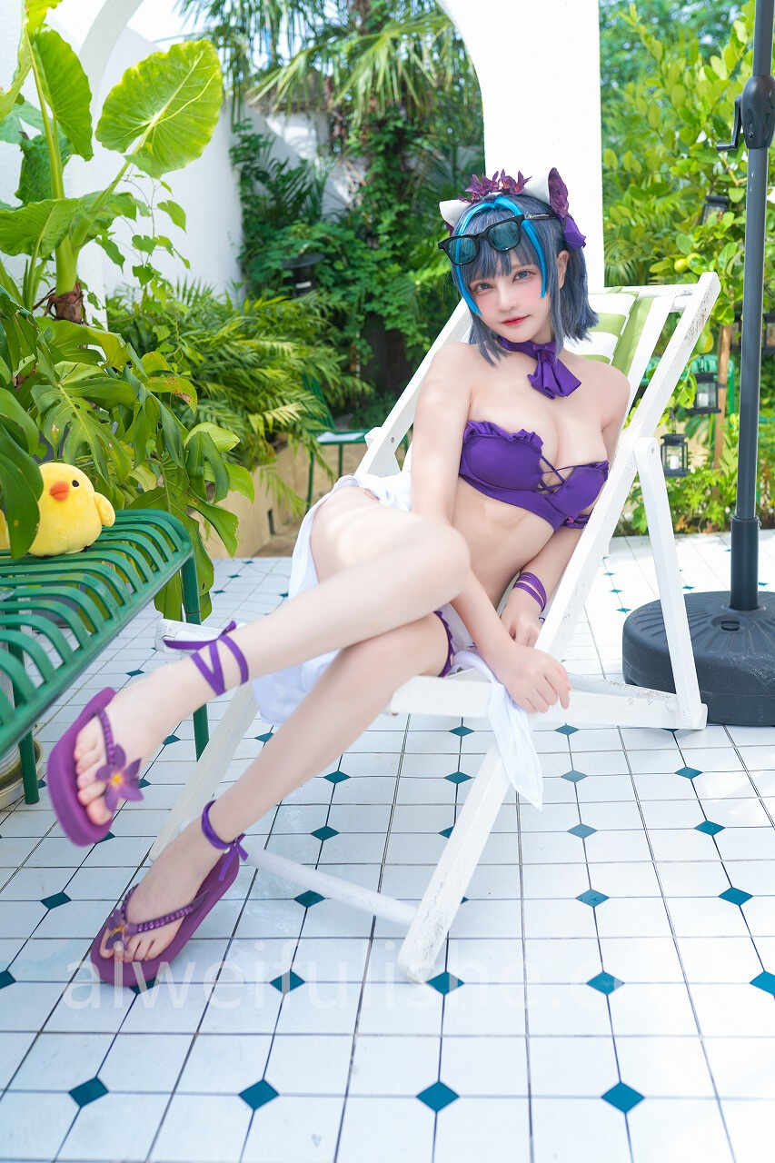 千夜未来(Senya Miku)-柴郡[32P112M] cosplay美女-第6张