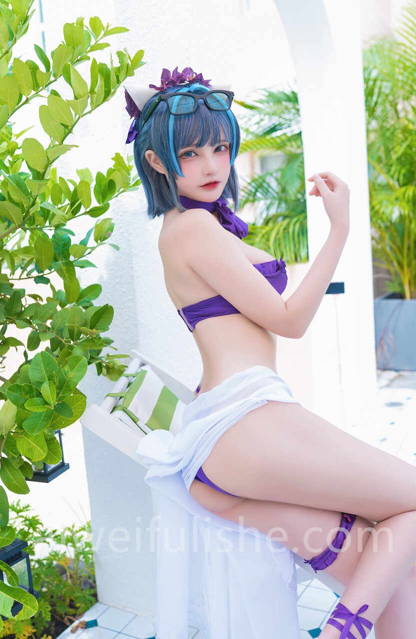 千夜未来(Senya Miku)-柴郡[32P112M] cosplay美女-第3张