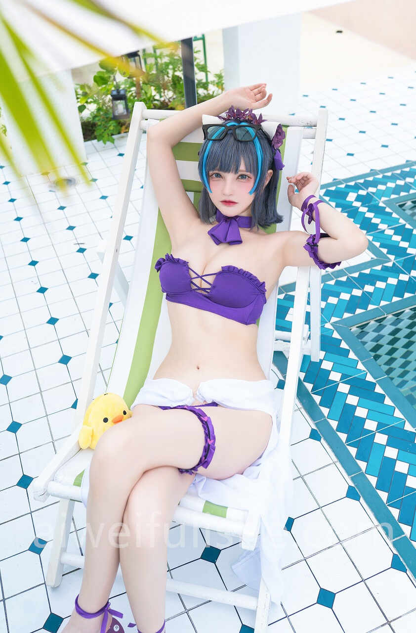 千夜未来(Senya Miku)-柴郡[32P112M] cosplay美女-第5张