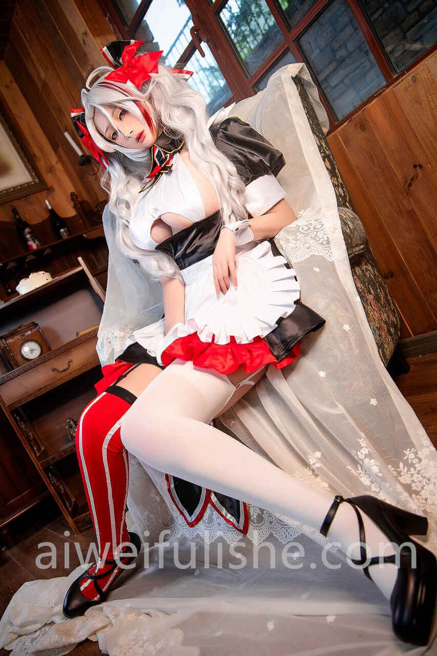 念念_D-碧蓝航线欧根亲王[24p47M] cosplay美女-第4张