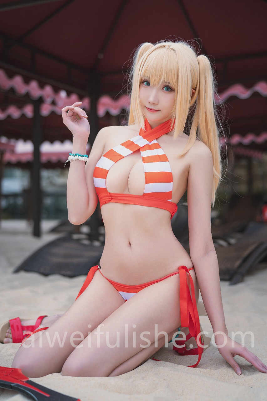 瓜希酱-尼禄水着 [20P-91MB] cosplay美女-第6张
