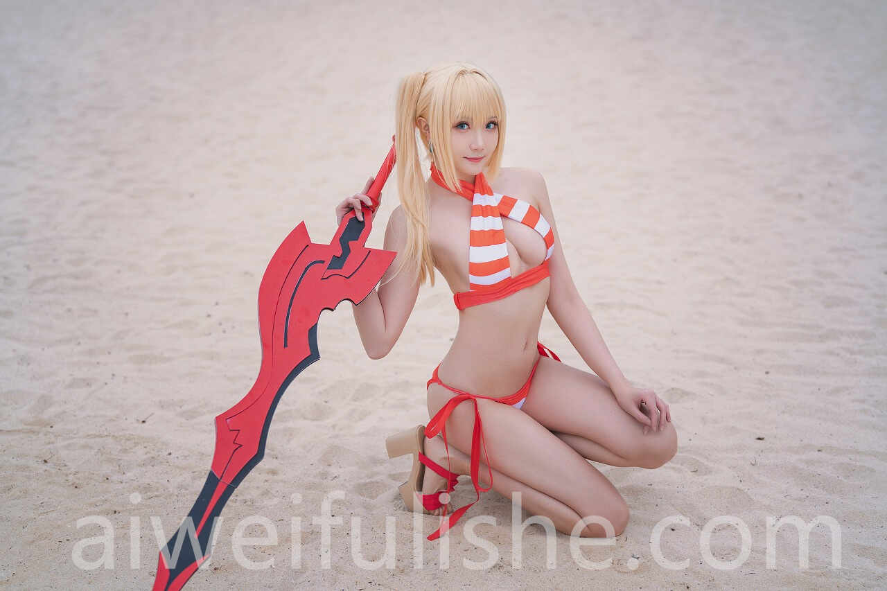 瓜希酱-尼禄水着 [20P-91MB] cosplay美女-第6张