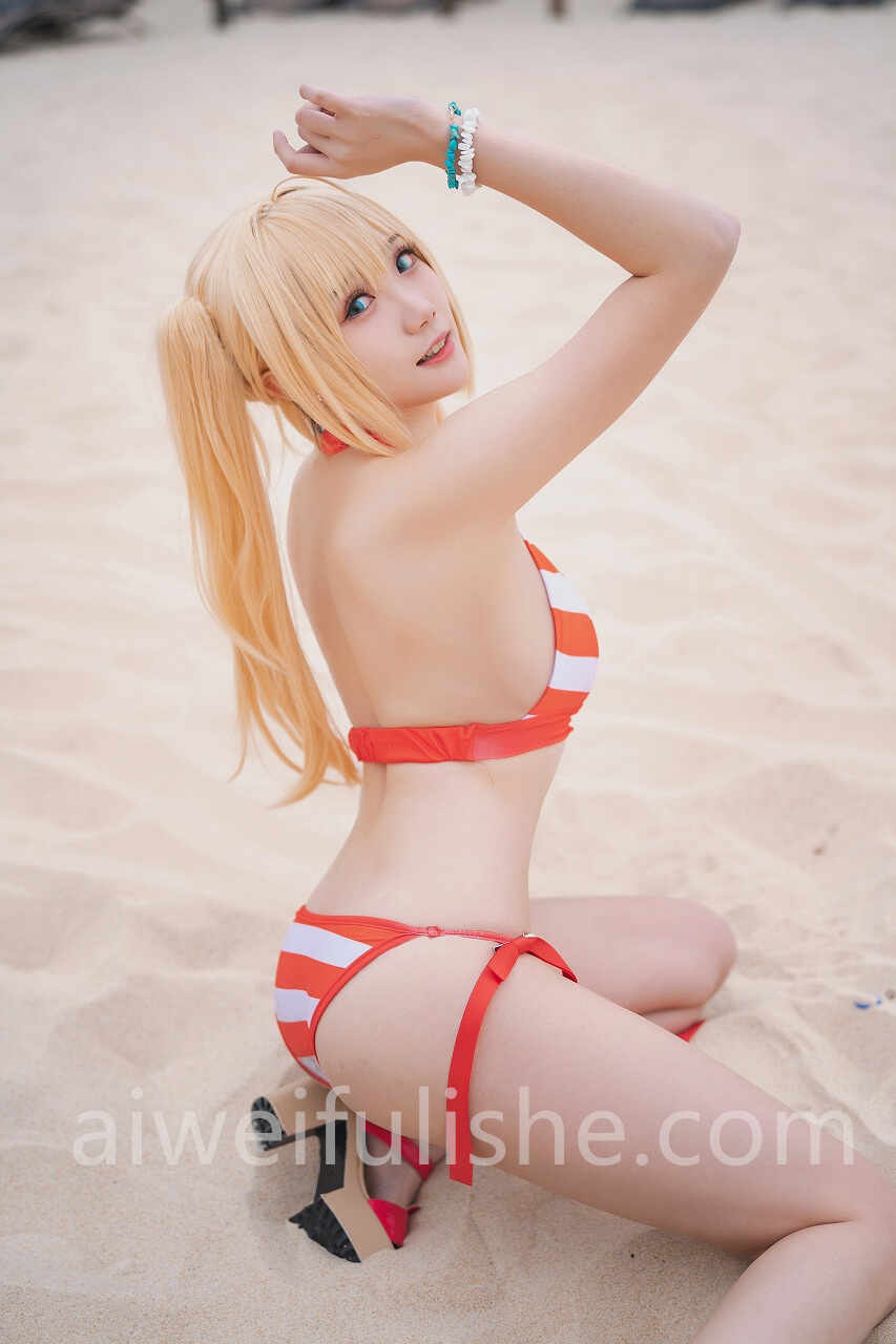 瓜希酱-尼禄水着 [20P-91MB] cosplay美女-第3张