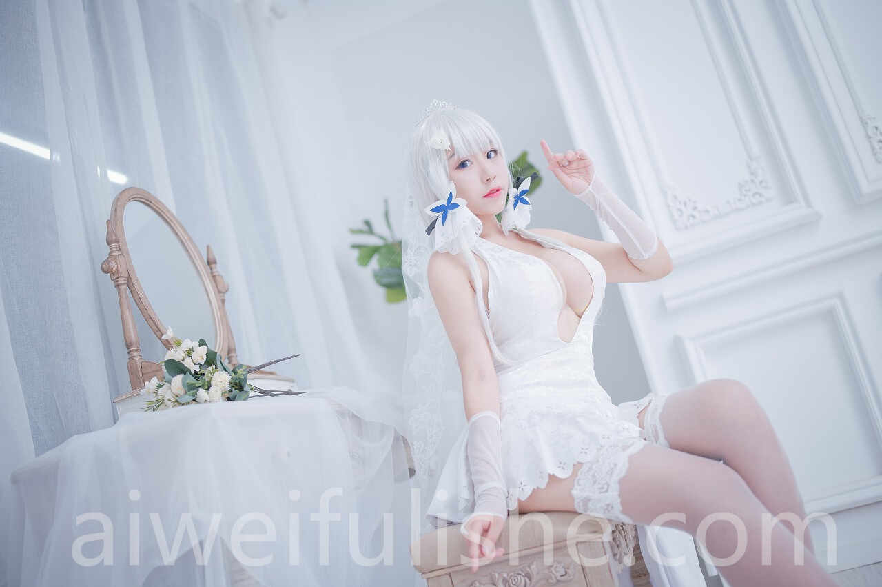 穆零Mu0-光辉婚纱[43P221MB] cosplay美女-第1张