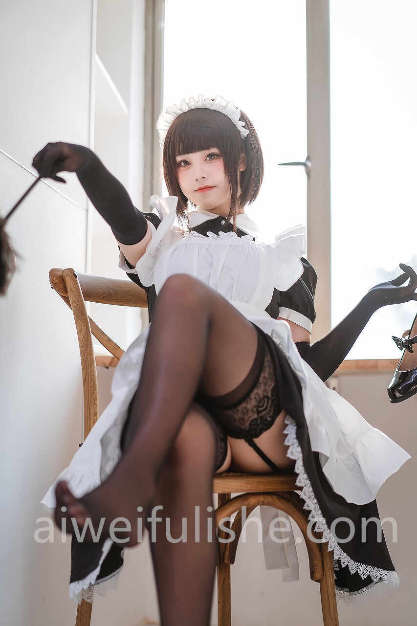 蜜汁猫裘-民宿 女仆[50p-587M] cosplay美女-第3张