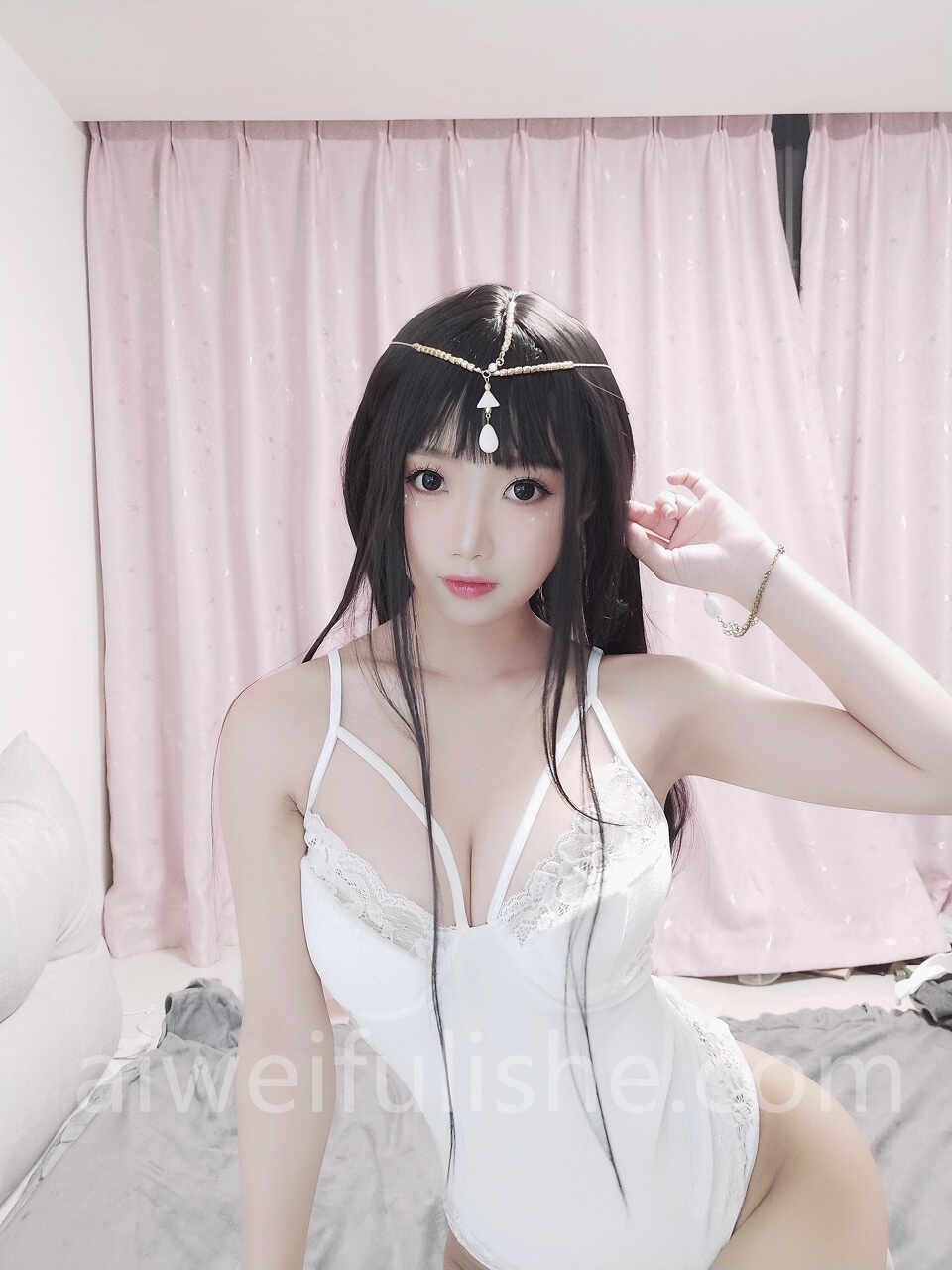 鬼畜瑶在不在w-白色埃及瑶 [45P2V-174MB] cosplay美女-第3张