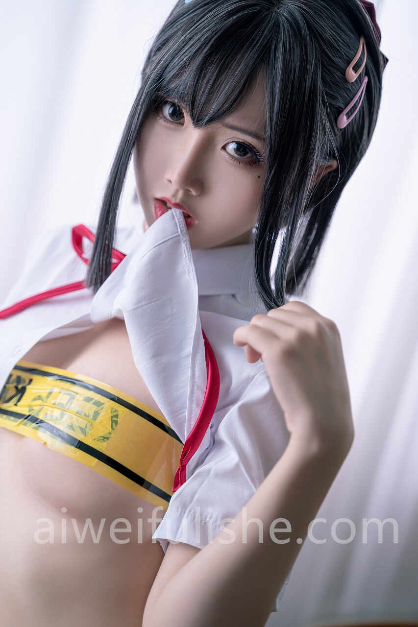面饼仙儿-短校服胶带 [32P-475MB] cosplay美女-第4张