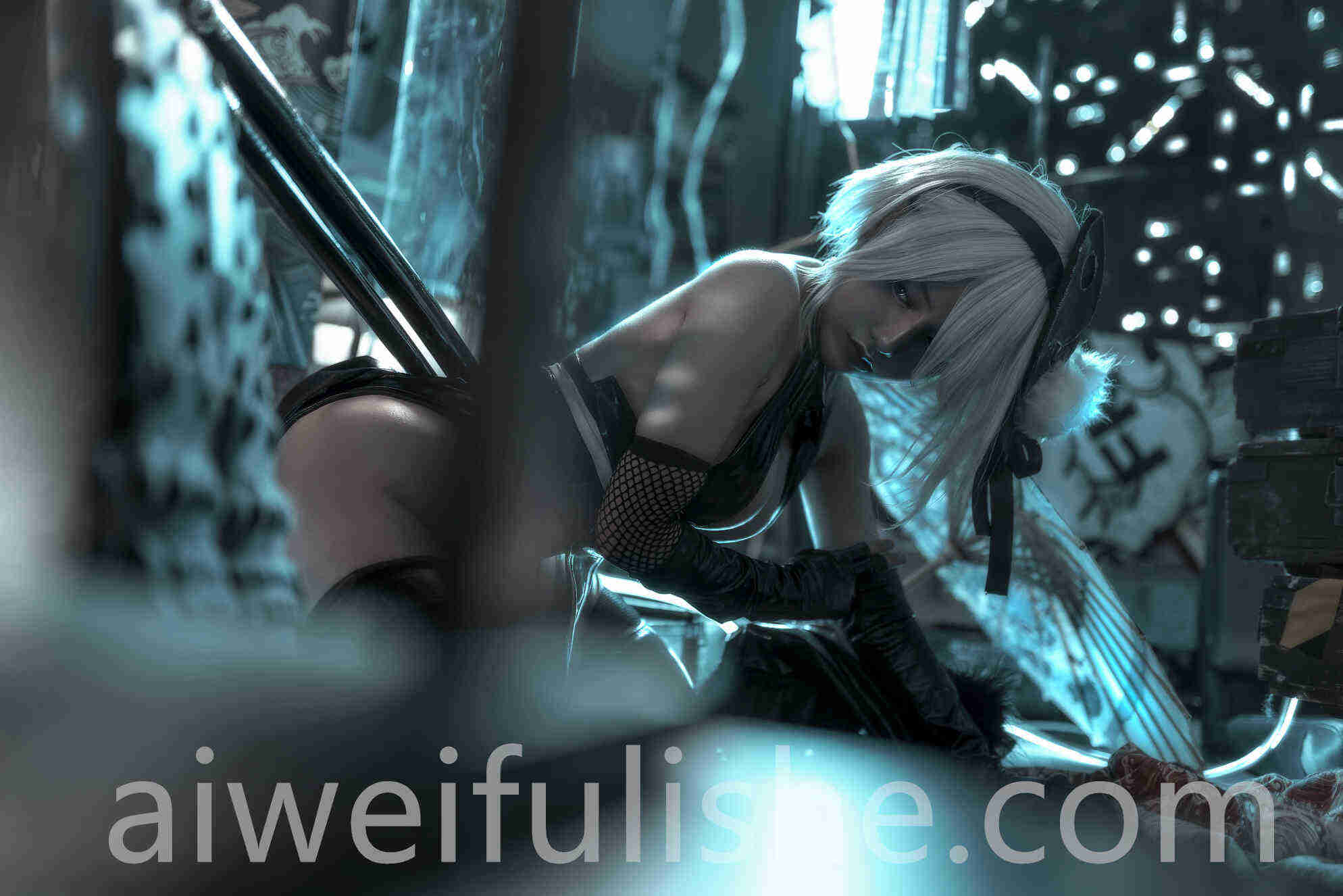一笑芳香沁-2B忍者[25P-89MB] cosplay美女-第5张