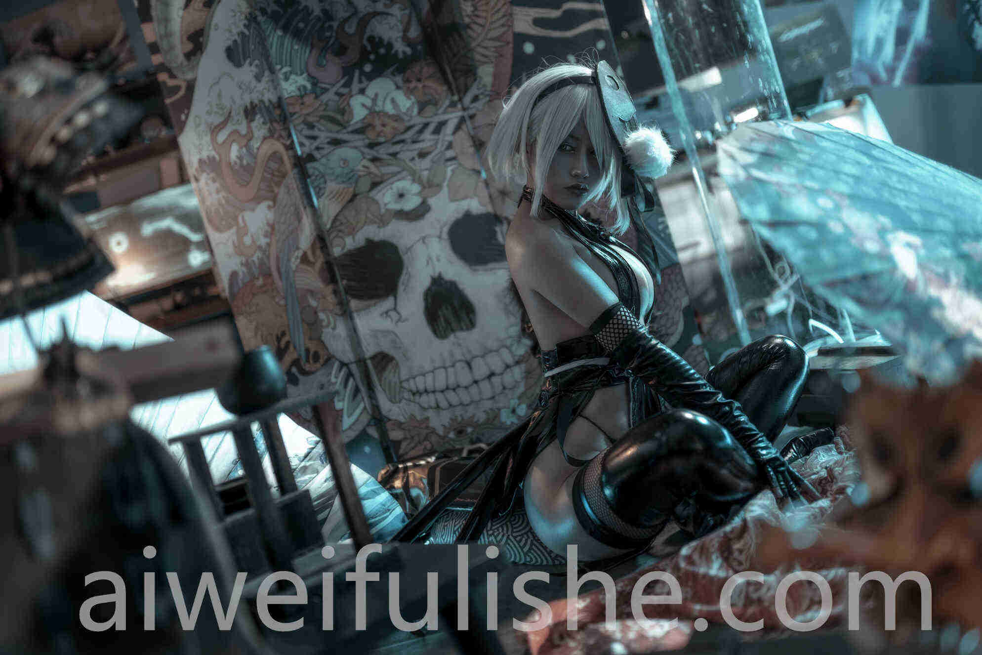 一笑芳香沁-2B忍者[25P-89MB] cosplay美女-第6张