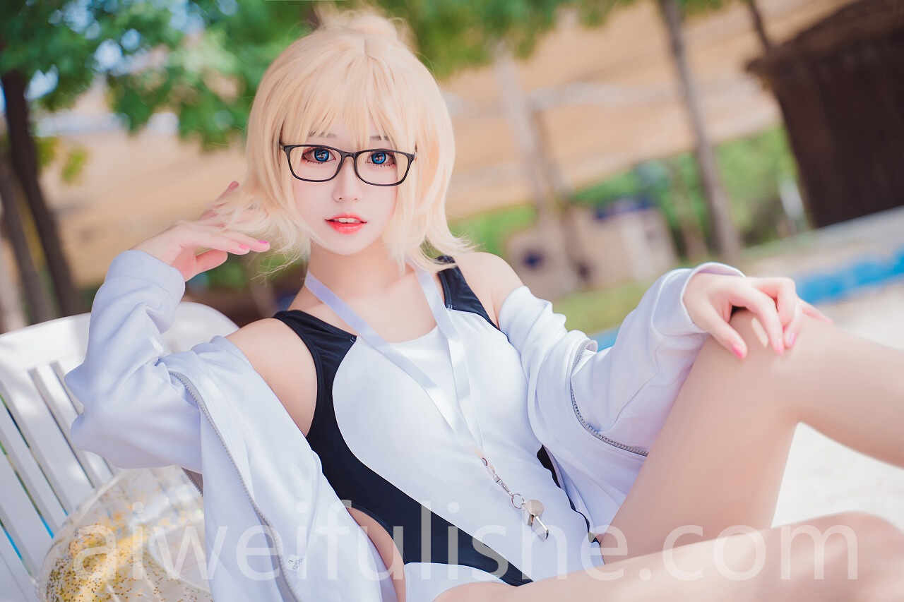 猫君君_MaoJun-贞德竞技泳装 [46P-604MB] cosplay美女-第2张