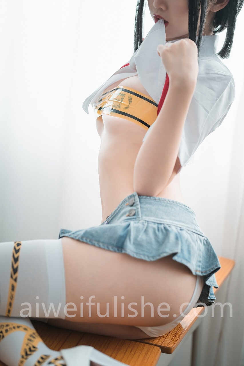 面饼仙儿-短校服胶带 [32P-475MB] cosplay美女-第5张