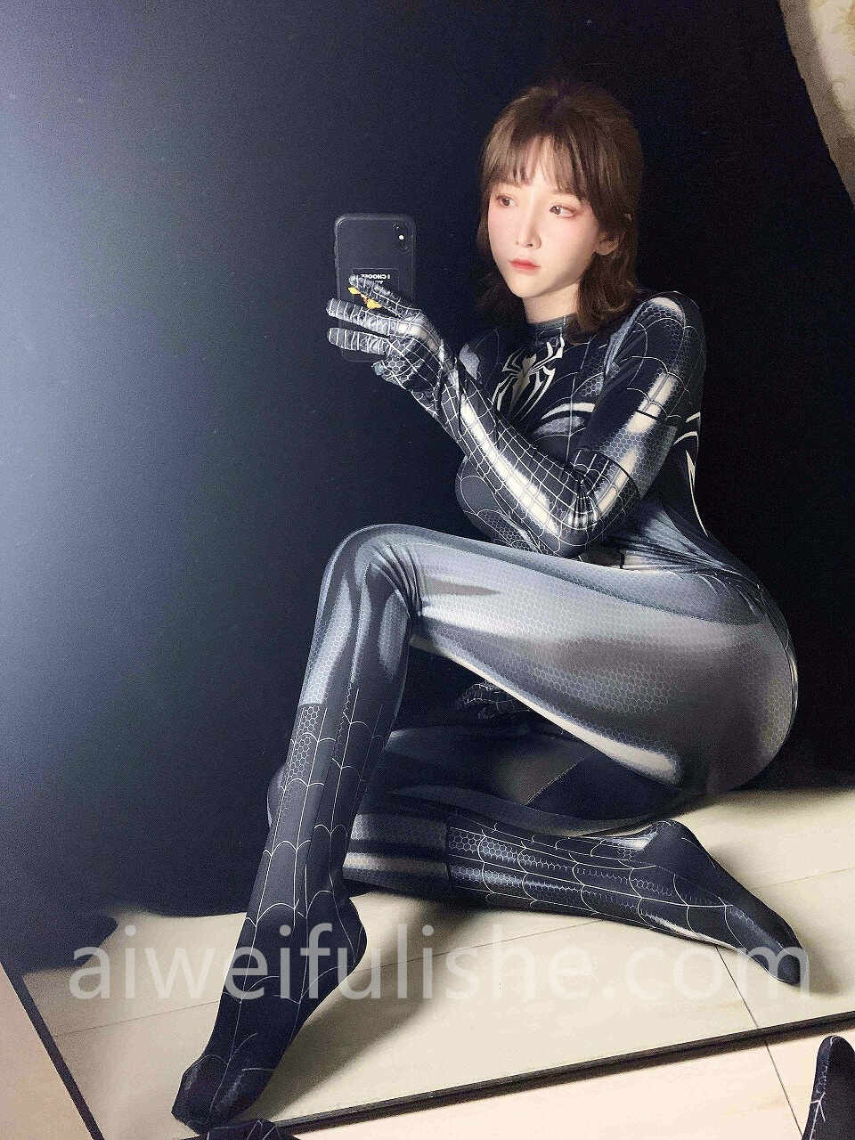 一小央泽-黑蜘蛛 [30P-125MB] cosplay美女-第3张